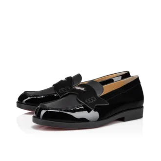 Mini Penny – Loafer – Lackkalbsleder und Wildleder – Schwarz – Kinder Mini Penny – Loafer – Lackkalbsleder und Wildleder – Schwarz – Kinder