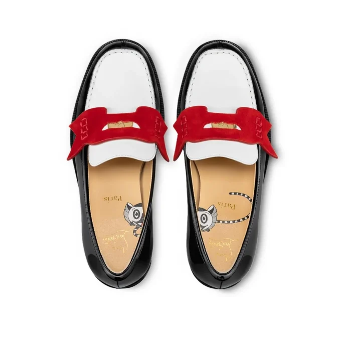 Mini Penny – Slipper – Lackkalbsleder und Veau Velours – Mehrfarbig – Kinder Mini Penny – Slipper – Lackkalbsleder und Veau Velours – Mehrfarbig – Kinder