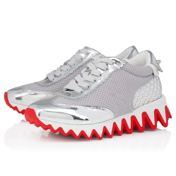 Mini Shark – Sneaker – Kalbsleder – Silber – Kinder Mini Shark – Sneaker – Kalbsleder – Silber – Kinder