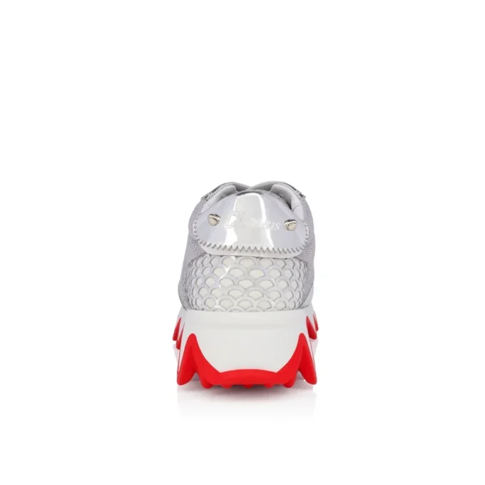 Mini Shark – Sneaker – Kalbsleder – Silber – Kinder Mini Shark – Sneaker – Kalbsleder – Silber – Kinder