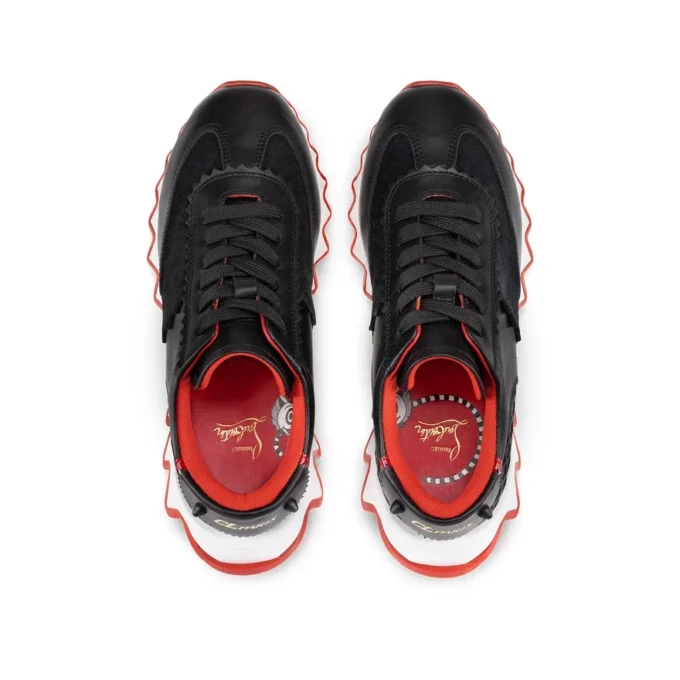 Mini Shark – Sneaker – Kalbsleder, Wildleder und Lackkalbsleder – Schwarz – Kinder Mini Shark – Sneaker – Kalbsleder, Wildleder und Lackkalbsleder – Schwarz – Kinder