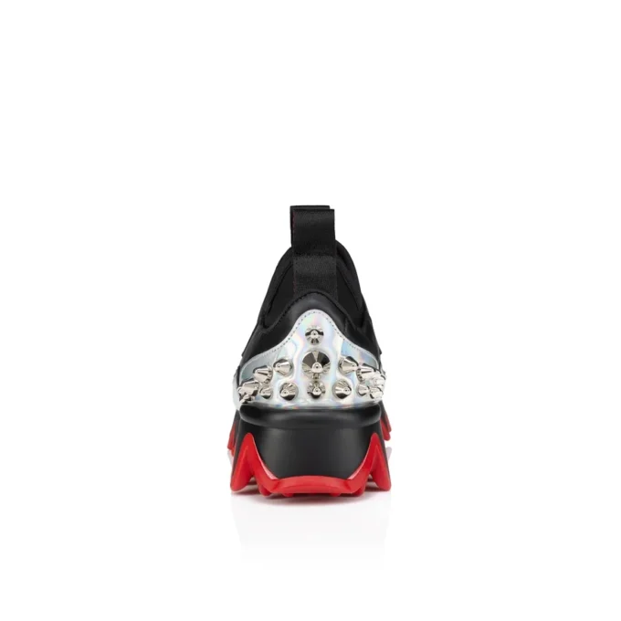 Mini Sharkyloub – Sneaker – Kalbsleder und Neopren – Schwarz – Kinder Mini Sharkyloub – Sneaker – Kalbsleder und Neopren – Schwarz – Kinder
