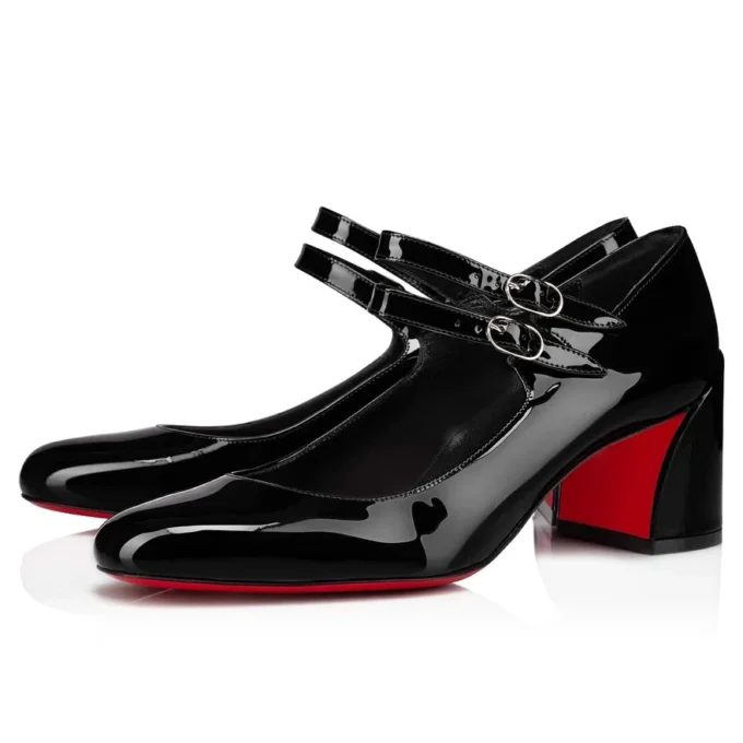 Miss Jane – 55-mm-Mary-Jane-Pumps – Lackkalbsleder – Schwarz – Damen Miss Jane – 55-mm-Mary-Jane-Pumps – Lackkalbsleder – Schwarz – Damen