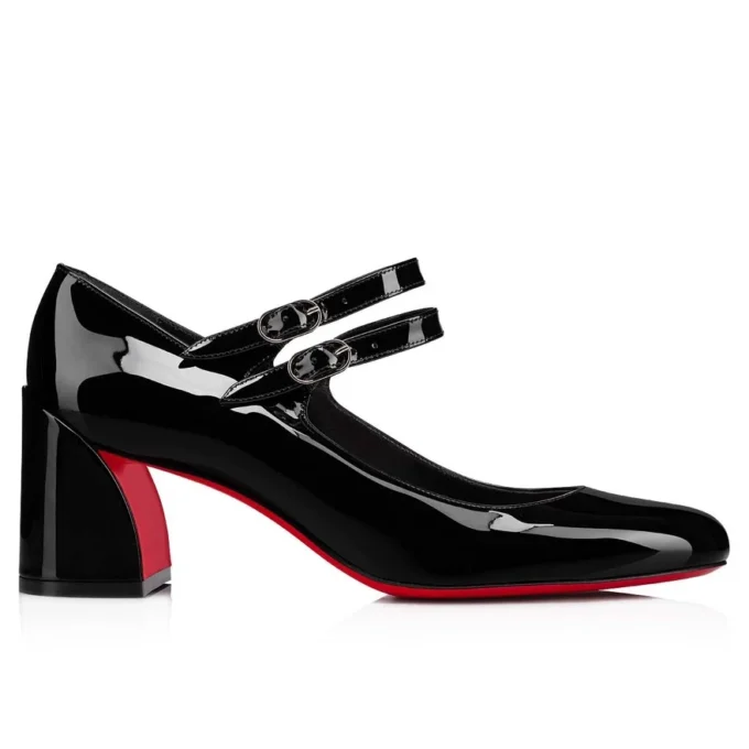 Miss Jane – 55-mm-Mary-Jane-Pumps – Lackkalbsleder – Schwarz – Damen Miss Jane – 55-mm-Mary-Jane-Pumps – Lackkalbsleder – Schwarz – Damen