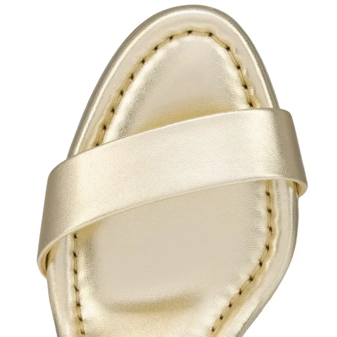 Miss Jane – 85-mm-Sandalen – Laminiertes Kalbsleder – Platine – Damen Miss Jane – 85-mm-Sandalen – Laminiertes Kalbsleder – Platine – Damen