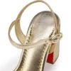 Miss Jane – 85-mm-Sandalen – Laminiertes Kalbsleder – Platine – Damen Miss Jane – 85-mm-Sandalen – Laminiertes Kalbsleder – Platine – Damen