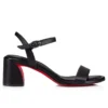 Miss Jane Sandale – 55-mm-Sandalen – Lamm-Nappaleder – Schwarz – Damen Miss Jane Sandale – 55-mm-Sandalen – Lamm-Nappaleder – Schwarz – Damen