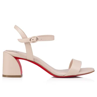 Miss Jane Sandale – 55 mm Sandalen – Nappaleder – Leche – Damen