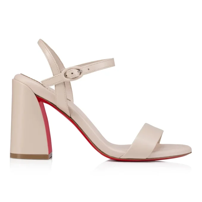 Miss Jane Sandale – 85 mm Sandalen – Nappaleder – Leche – Damen Miss Jane Sandale – 85 mm Sandalen – Nappaleder – Leche – Damen