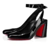 Miss Sab Sling – 85-mm-Pumps – Lackkalbsleder – Schwarz Miss Sab Sling – 85-mm-Pumps – Lackkalbsleder – Schwarz