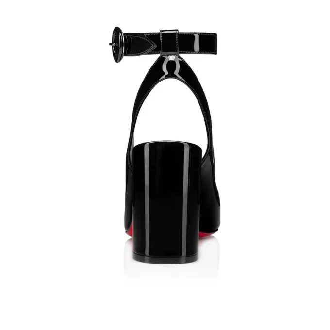 Miss Sab Sling – 85-mm-Pumps – Lackkalbsleder – Schwarz Miss Sab Sling – 85-mm-Pumps – Lackkalbsleder – Schwarz