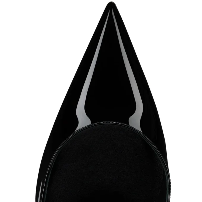 Miss Z – 100-mm-Pumps – Lackkalbsleder – Schwarz – Damen