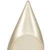 Miss Z – 100-mm-Pumps – Laminiertes Nappaleder – Platine – Damen