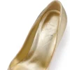 Miss Z – 100-mm-Pumps – Laminiertes Nappaleder – Platine – Damen