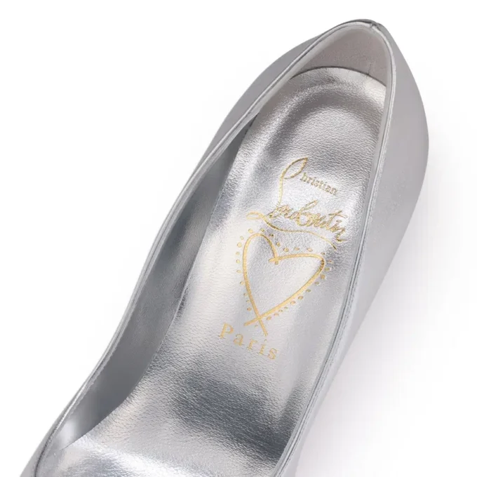 Miss Z – 100-mm-Pumps – Laminiertes Nappaleder – Silber – Damen Miss Z – 100-mm-Pumps – Laminiertes Nappaleder – Silber – Damen