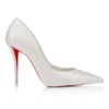 Miss Z – 100-mm-Pumps – Perlglänzendes Nappaleder – Bianco – Damen