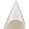 Miss Z – 100-mm-Pumps – Perlglänzendes Nappaleder – Bianco – Damen