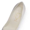Miss Z – 100-mm-Pumps – Perlglänzendes Nappaleder – Bianco – Damen