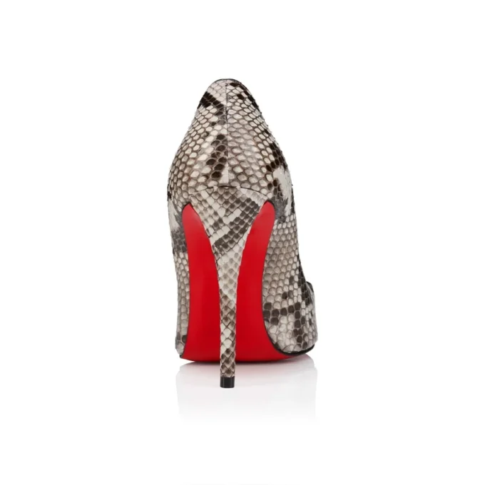 Miss Z – 100-mm-Pumps – Pythonleder – Roccia – Damen