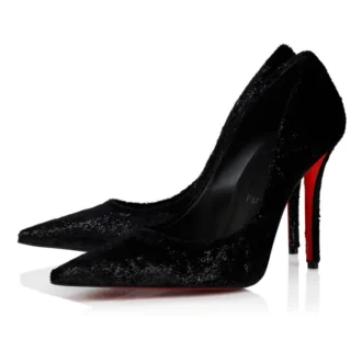 Miss Z – 100-mm-Pumps – Samt – Schwarz – Damen