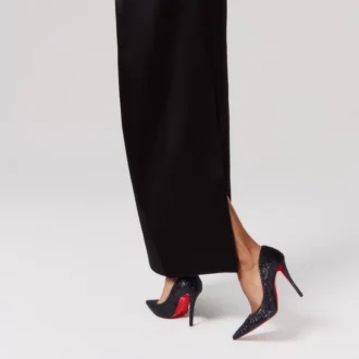 Miss Z – 100-mm-Pumps – Samt – Schwarz – Damen