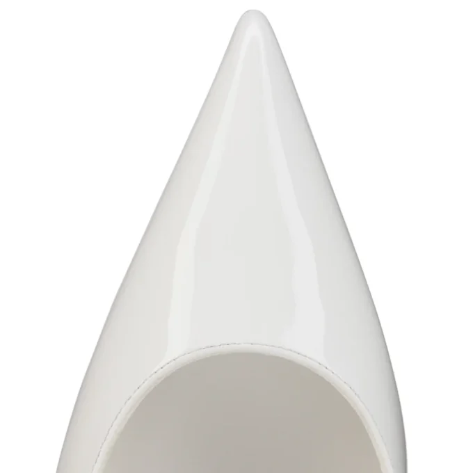 Miss Z – 120-mm-Pumps – Lackkalbsleder – Bianco – Damen