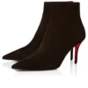 Miss Z Booty – 80 mm niedrige Stiefel – Veau Velours – Cafa – Damen Miss Z Booty – 80 mm niedrige Stiefel – Veau Velours – Cafa – Damen