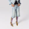 Miss Z Botta – 100-mm-Stiefel – Pythonleder mit Farbverlauf – Rhapsody Yellow – Damen Miss Z Botta – 100-mm-Stiefel – Pythonleder mit Farbverlauf – Rhapsody Yellow – Damen