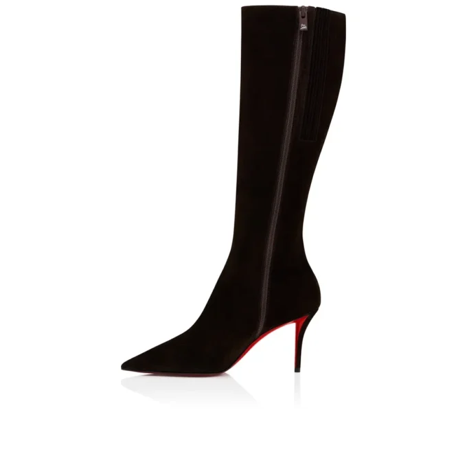 Miss Z Botta – 80-mm-Stiefel – Veau Velours – Cafa – Damen Miss Z Botta – 80-mm-Stiefel – Veau Velours – Cafa – Damen