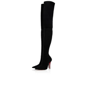 Miss Z Botta Alta – 100-mm-Stiefel – Veau Velours – Schwarz – Damen