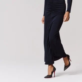 Miss Z Degrastrass Perla – 100-mm-Pumps – Mesh, Nappaleder, Strass und Perlen – Schwarz – Damen