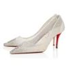 Miss Z Degrastrass Perla – 80-mm-Pumps – Mesh, Nappaleder, Strass und Perlen – Bianco – Damen Miss Z Degrastrass Perla – 80-mm-Pumps – Mesh, Nappaleder, Strass und Perlen – Bianco – Damen