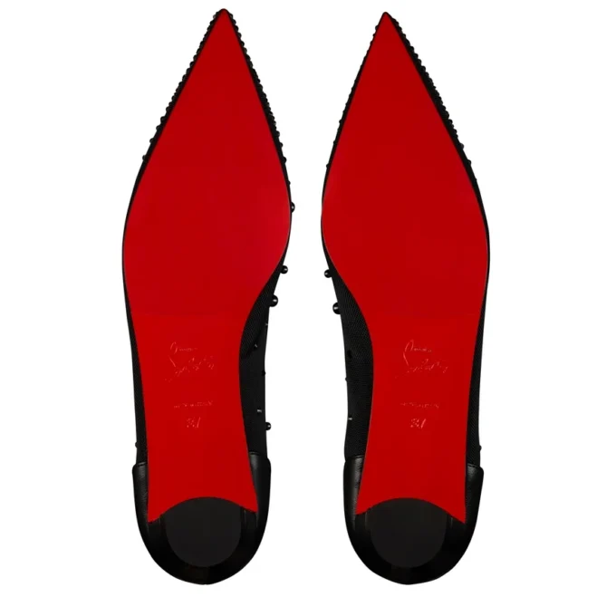 Miss Z Degrastrassina Perla – Ballerinas – Mesh, Nappaleder, Strass und Perlen – Schwarz – Damen Miss Z Degrastrassina Perla – Ballerinas – Mesh, Nappaleder, Strass und Perlen – Schwarz – Damen