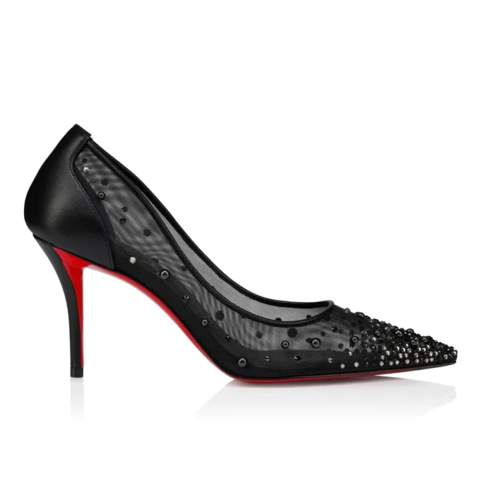 Miss Z Dregrastrass Perla – 80-mm-Pumps – Mesh, Nappaleder, Strass und Perlen – Schwarz – Damen Miss Z Dregrastrass Perla – 80-mm-Pumps – Mesh, Nappaleder, Strass und Perlen – Schwarz – Damen