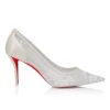 Miss Z Mesh – 80-mm-Pumps – Mesh und Nappaleder – Bianco – Damen