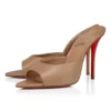 Miss Z Mule – 100-mm-Pantoletten – Lamm-Nappaleder – Blush – Damen