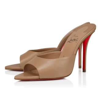 Miss Z Mule – 100-mm-Pantoletten – Lamm-Nappaleder – Blush – Damen