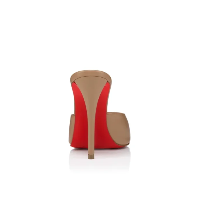 Miss Z Mule – 100-mm-Pantoletten – Lamm-Nappaleder – Blush – Damen