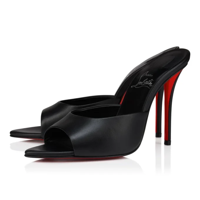 Miss Z Mule – 100-mm-Pantoletten – Lamm-Nappaleder – Schwarz – Damen Miss Z Mule – 100-mm-Pantoletten – Lamm-Nappaleder – Schwarz – Damen