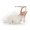 Miss Z Poupi – 100 mm Riemchensandalen – Kreppsatin – Blush – Damen Miss Z Poupi – 100 mm Riemchensandalen – Kreppsatin – Blush – Damen