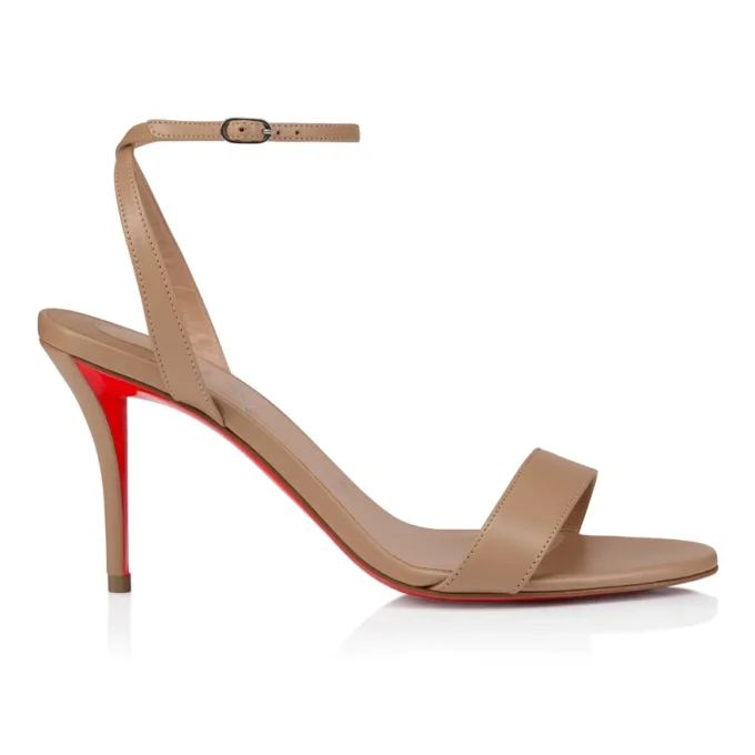 Miss Z Sandal – 80 mm Riemchensandalen – Lamm-Nappaleder – Blush – Damen