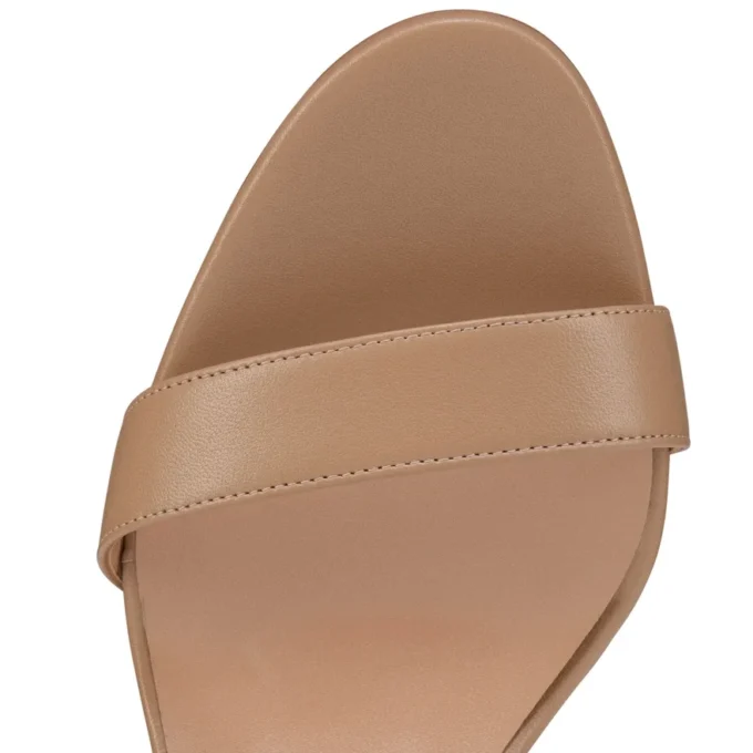 Miss Z Sandal – 80 mm Riemchensandalen – Lamm-Nappaleder – Blush – Damen