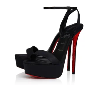 Miss Z Sandal Alta Suola Strass – 160 mm Sandalen – Krepp-Satin – Schwarz – Damen Miss Z Sandal Alta Suola Strass – 160 mm Sandalen – Krepp-Satin – Schwarz – Damen