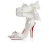 Miss Z Sandal Du Desert – 100 mm Riemchensandalen – Krepp-Satin – Elfenbein – Damen Miss Z Sandal Du Desert – 100 mm Riemchensandalen – Krepp-Satin – Elfenbein – Damen