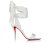 Miss Z Sandal Du Desert – 100 mm Riemchensandalen – Krepp-Satin – Elfenbein – Damen Miss Z Sandal Du Desert – 100 mm Riemchensandalen – Krepp-Satin – Elfenbein – Damen
