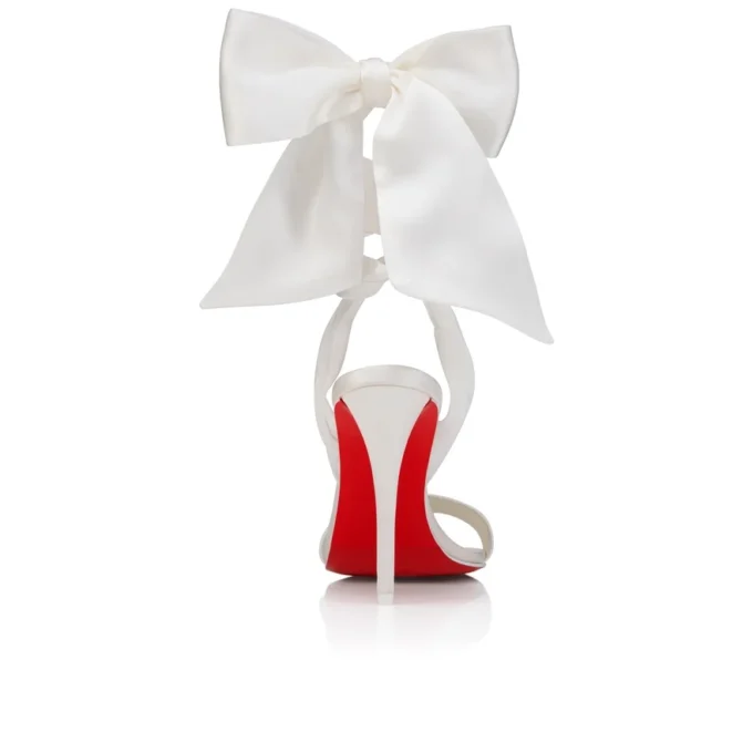 Miss Z Sandal Du Desert – 100 mm Riemchensandalen – Krepp-Satin – Elfenbein – Damen Miss Z Sandal Du Desert – 100 mm Riemchensandalen – Krepp-Satin – Elfenbein – Damen
