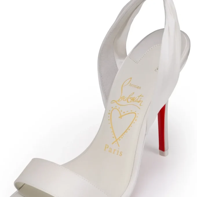 Miss Z Sandal Du Desert – 100 mm Riemchensandalen – Krepp-Satin – Elfenbein – Damen Miss Z Sandal Du Desert – 100 mm Riemchensandalen – Krepp-Satin – Elfenbein – Damen