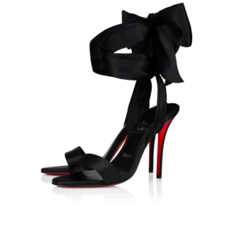 Miss Z Sandal Du Desert – 100-mm-Riemchensandalen – Krepp-Satin – Schwarz – Damen Miss Z Sandal Du Desert – 100-mm-Riemchensandalen – Krepp-Satin – Schwarz – Damen