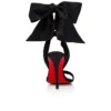 Miss Z Sandal Du Desert – 100-mm-Riemchensandalen – Krepp-Satin – Schwarz – Damen