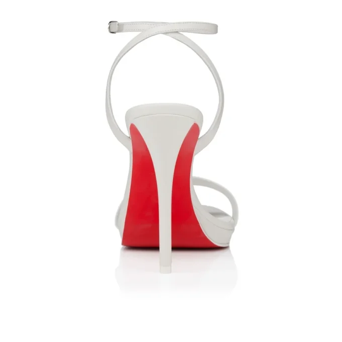 Miss Z Sandal Queen – 120 mm Riemchensandalen – Lamm-Nappaleder – Bianco – Damen Miss Z Sandal Queen – 120 mm Riemchensandalen – Lamm-Nappaleder – Bianco – Damen